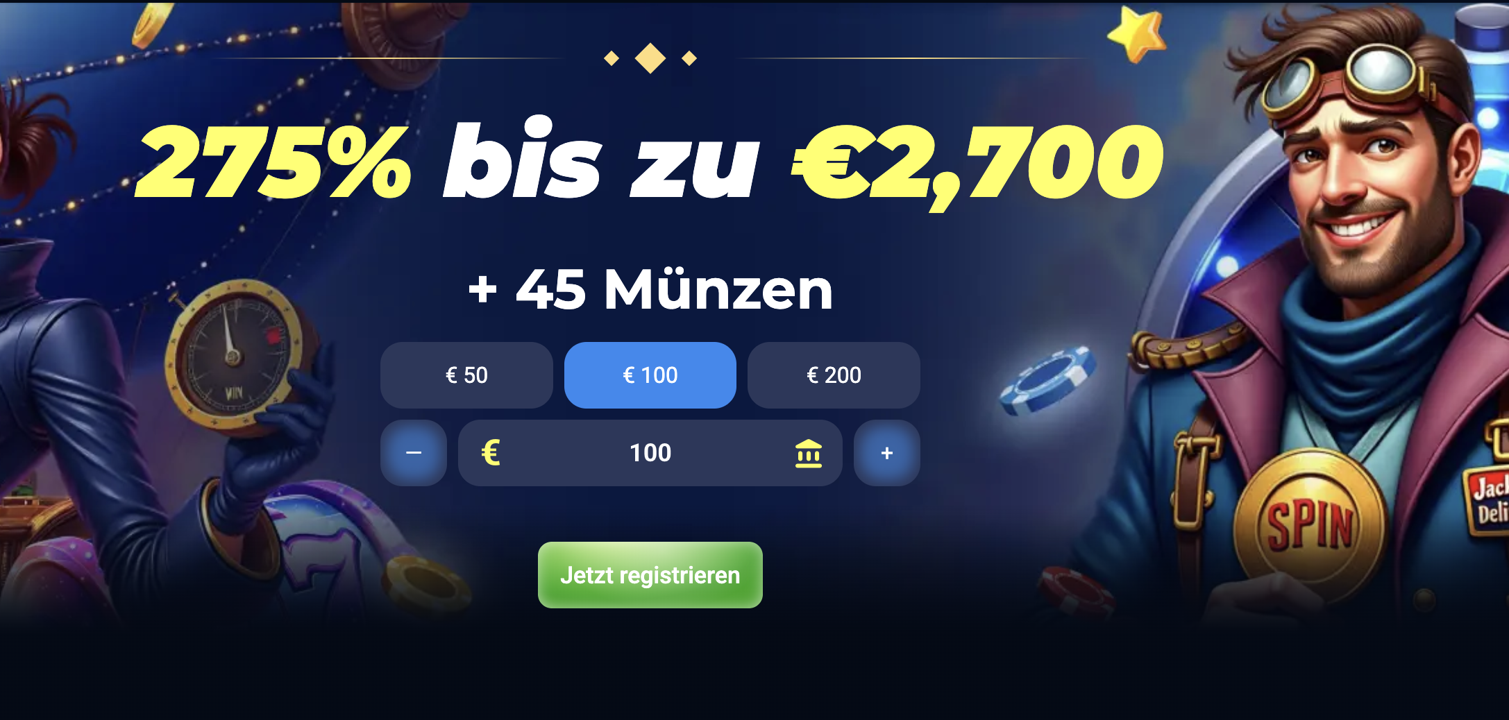 AzurSlot Casino Willkommensbonus