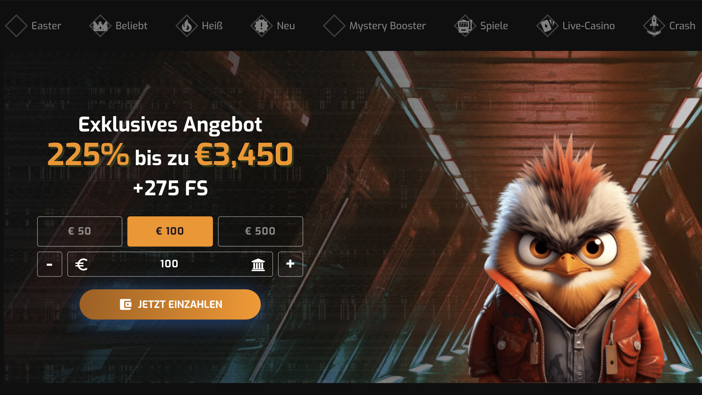 Hugo Casino Willkommensbonus